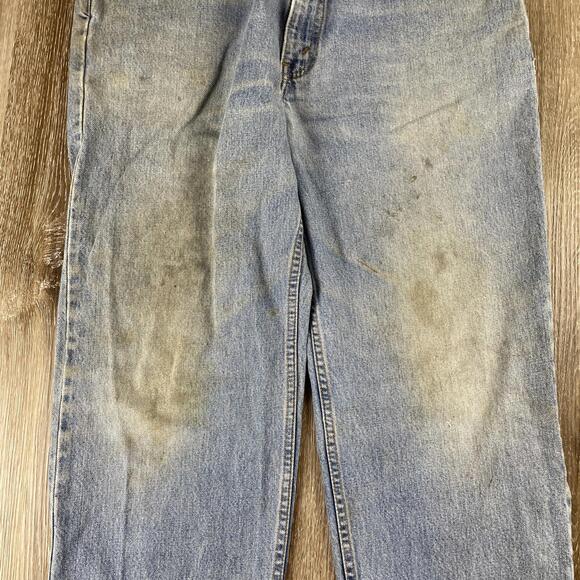 Vintage Levi's 550 Blue Jeans Men's 36 X 30 Distressed Light Wash Fade Relaxed - Picture 3 of 12